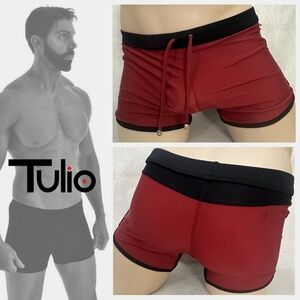 Tulio Square Cut Swimsuit 32-38" waist Gently worn Nylon / spandex